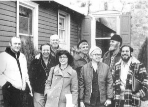 The Plowshares Eight (Dan Berrigan in black beret)