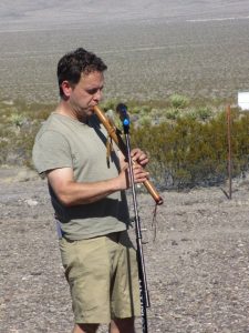 Rabbi Seth Castleman at Nevada National Security Site (nuclear test site), photo by Felice Cohen-Joppa