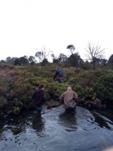 Australian peace activists inside Swan Island Military Facility. Swan Island Peace Convergence Photo