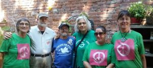 Occupy Beale Photo of Shirley Osgood, Fred Bialy, Michael Kerr, Pamela Osgood, Flora Rogers, and Toby Blomé