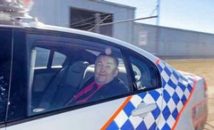 bryan law in police car
